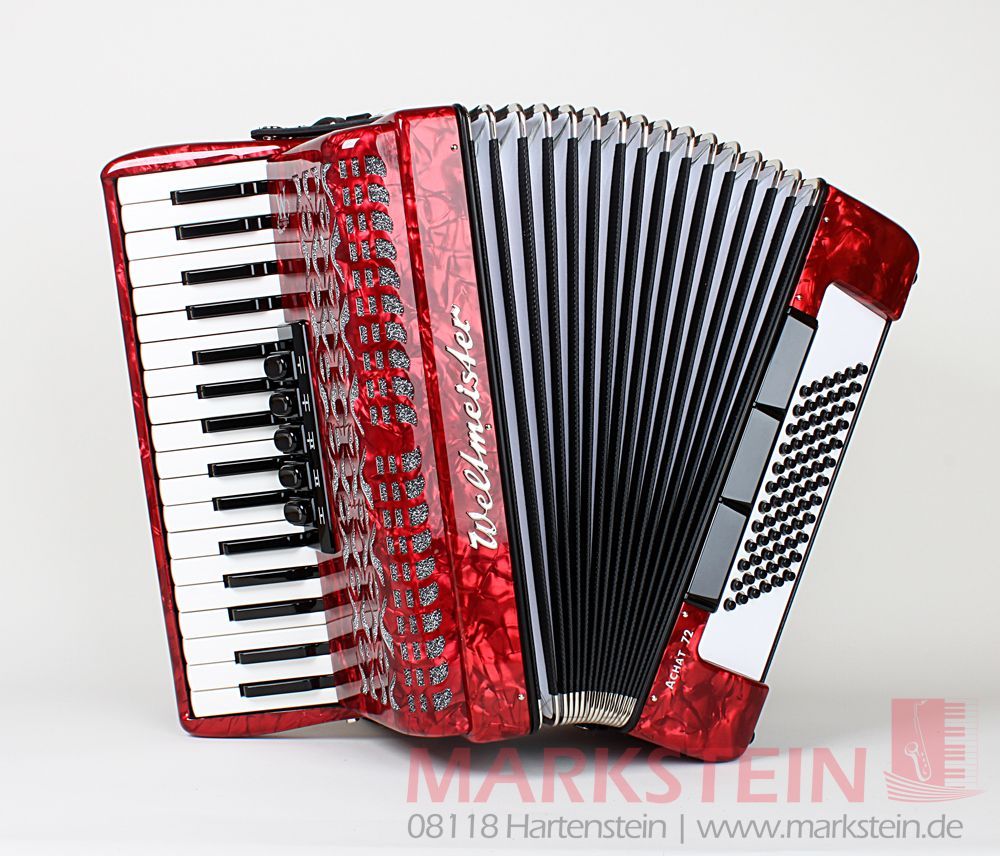 0610098188216 - Achat 72 Akkordeon rot Stylish 34 72 3 5 3 72 Bässe